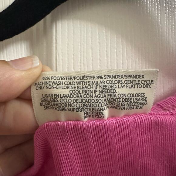 💥Bobbie Brooks Ladies Pink Blouse Tank Top Women’s size Large pretty barbiecore - Picture 4 of 7